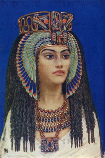 Tiy, Ancient Egyptian queen of the 18th dynasty, 14th century BC (1926).  Artist: Winifred Mabel Brunton