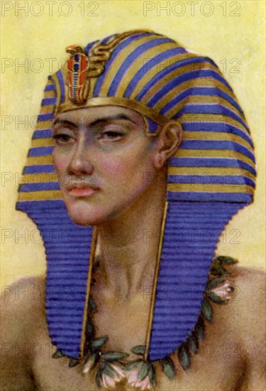 Akhenaten, Ancient Egyptian pharaoh of the 18th dynasty, 14th century BC (1926). Artist: Winifred Mabel Brunton