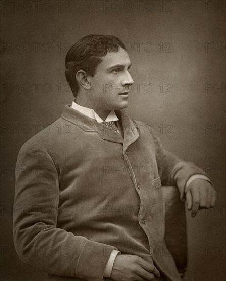 Maurice Barrymore, British actor, 1886. Artist: Barraud