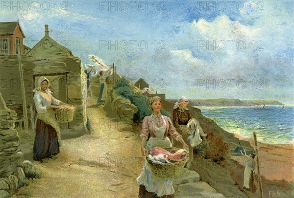 'Washing Day', 1905.  Artist: Alf Cooke
