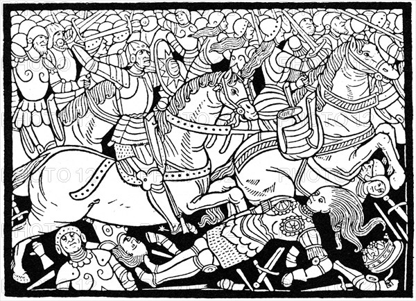 Death of Penthesilea, 1484 (1964).  Artist: Anon