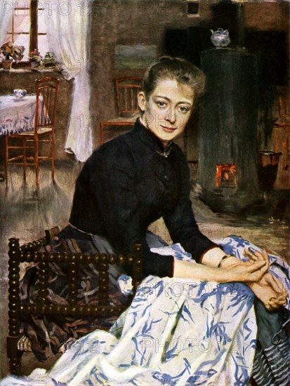 'Konstnaren's Wife', 1886 (1945). Artist: Sven Richard Bergh