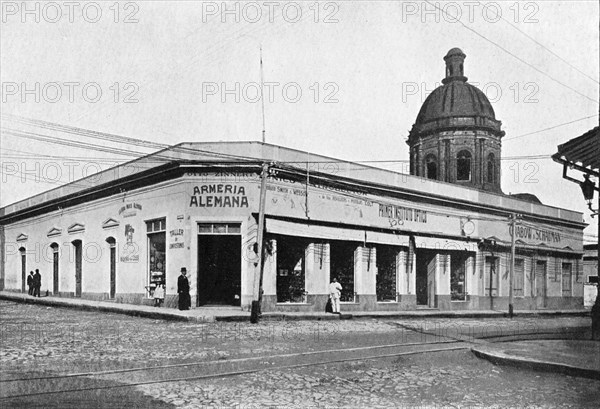 Calle Palmas, Asuncion, Paraguay, 1911. Artist: Unknown