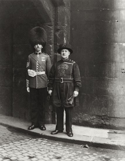 'Ancient and Modern at the Tower of London', 20th century. Artist: Unknown