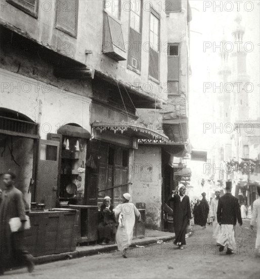 In the Darb-el-Ahmar, Cairo, Egypt, 20th century. Artist: J Dearden Holmes