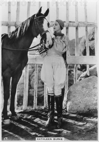 Kathleen Burke, American film actress, c1938. Artist: Unknown