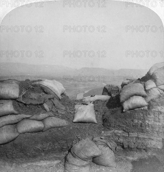 View from Spion Kop, South Africa, 2nd Boer War, 1901. Artist: Underwood & Underwood