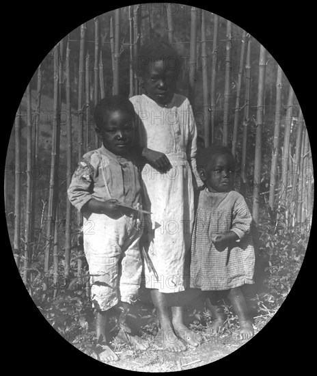 Children near Petrópolis, Brazil, late 19th or early 20th century. Artist: Unknown