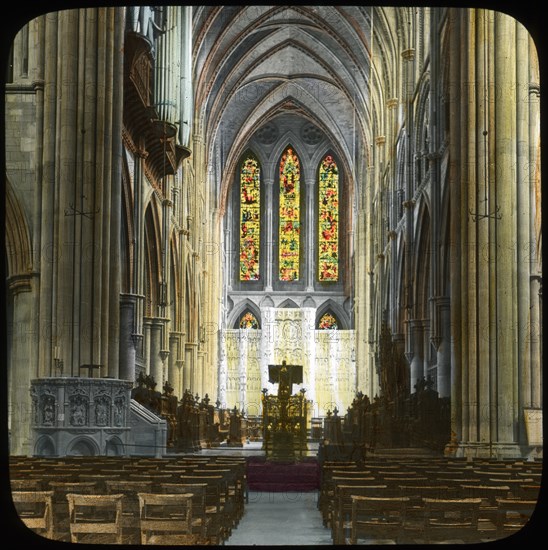 Truro Cathedral, Cornwall, early 20th century.  Artist: Church Army Lantern Department