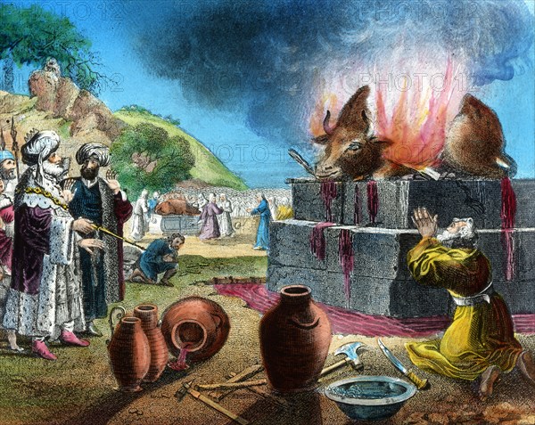 Burnt offering, 20th century(?). Artist: WC Hughes