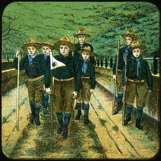 Boy scouts, 20th century. Artist: Unknown