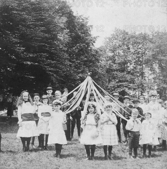 'Queen of the May', 1886. Artist: BW Kilburn
