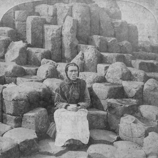 The Wishing Chair, Giant's Causeway, County Antrim, Ireland, 1887. Artist: Underwood & Underwood