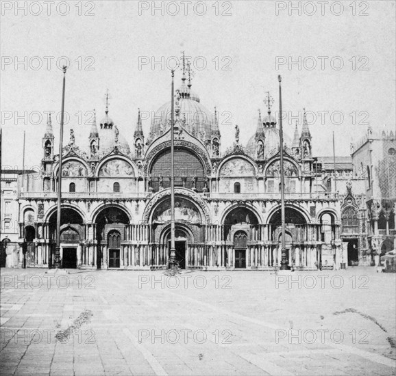 St Mark's Basilica, Venice, Italy, late 19th or early 20th century. Artist: Unknown