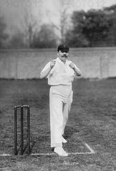 Johnny Briggs, Lancashire and England cricketer, c1899.  Artist: WA Rouch