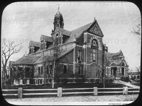 Hemenway Gymnasium, Harvard University, Massachusetts, USA, late 19th or early 20th century. Artist: Unknown