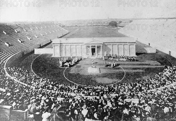 Stadium, Harvard University, Cambridge, Massachusetts, USA, early 20th century. Artist: Unknown