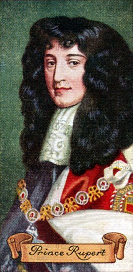 Prince Rupert, taken from a series of cigarette cards, 1935. Artist: Unknown