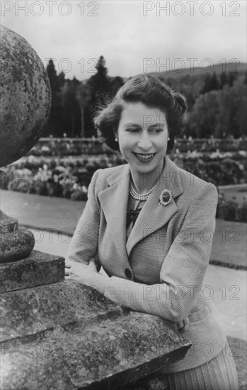 Queen Elizabeth II at Balmoral, 28th September 1952.  Artist: Lisa Sheridan