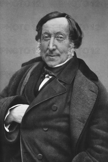 Gioachino Rossini (1792-1868), Italian composer. Artist: Nadar