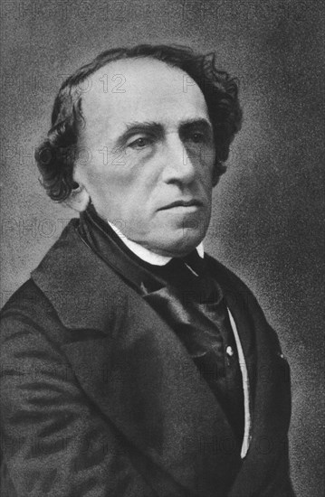 Giacomo Meyerbeer, German opera composer.  Artist: Nadar