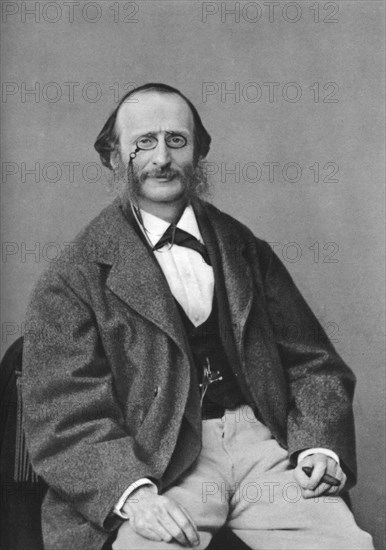 Jacques Offenbach (1819-1880), German-born French composer, cellist and impresario of the romantic Creator: Nadar.