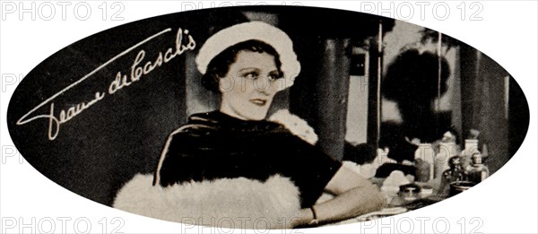 Jeanne de Casalis (1897-1966), Basutoland-born British actress of stage, radio, and film, 1935. Artist: Unknown