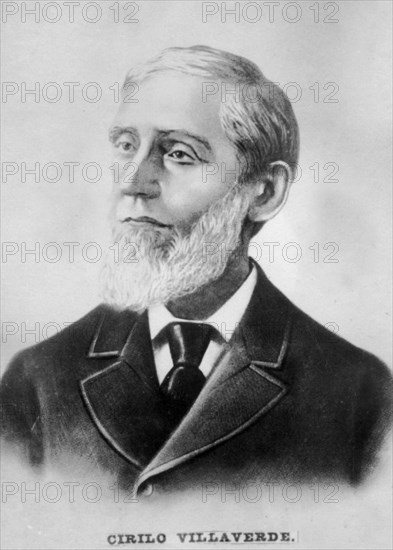 Cirilo Villaverde, Cuban poet, novelist, journalist and freedom fighter, c1910. Artist: Unknown