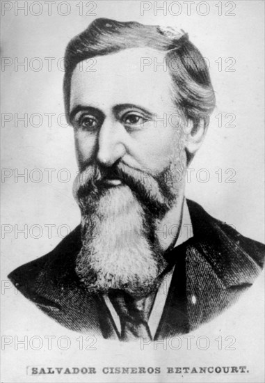 Salvador Cisneros Betancourt, Marquis of Santa Lucia (1828 - 1914 ), Cuban politician, c1910. Artist: Unknown