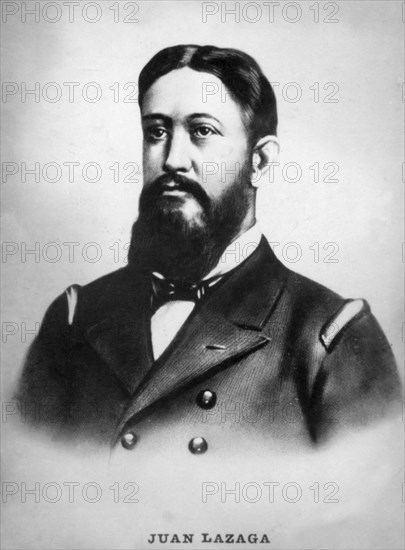 Juan Lazaga (1845-1898), Spanish naval captain during the Spanish-American War, (c1910). Artist: Unknown
