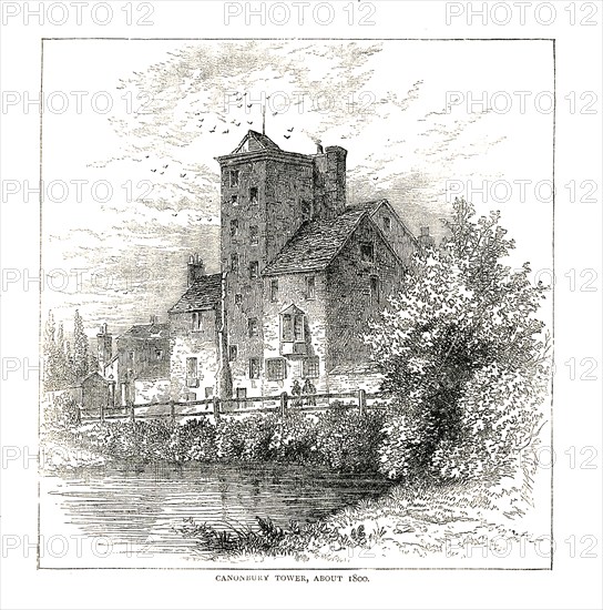 Canonbury Tower About 1800, 1878 Artist: Unknown