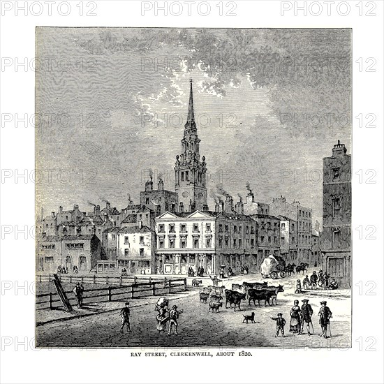 Ray Street, 1820. Artist: Unknown