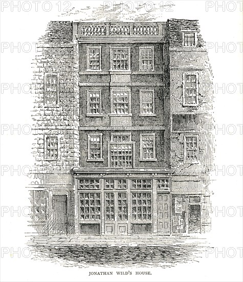 Jonathan Wild's House, 1878. Artist: Unknown