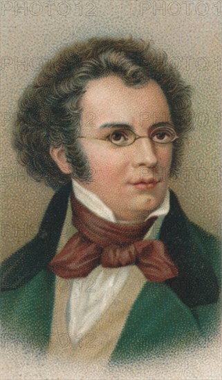 Franz Peter Schubert (1797-1828), Austrian composer, 1911. Artist: Unknown