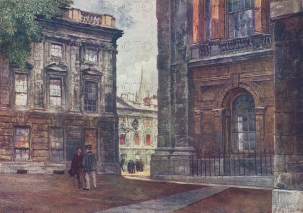 Christ Church - Peckwater Quadrangle, 1906. Artist: Unknown.