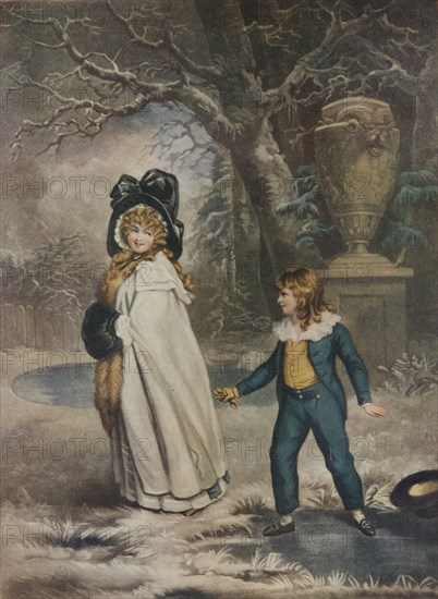 A Christmas Holiday, 1790, (1919). Artist: John Raphael Smith