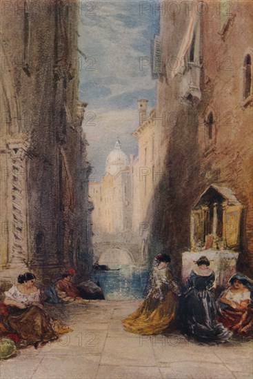 A Shrine In Venice, c1820-1870, (1924). Artist: James Holland