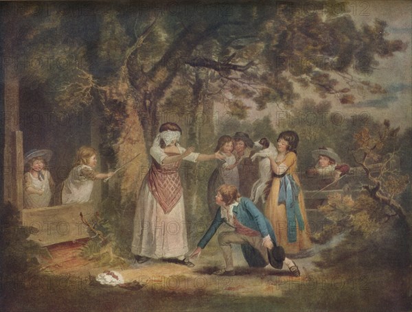 Blind Man's Buff, 1788, (1917). Artist: William Ward