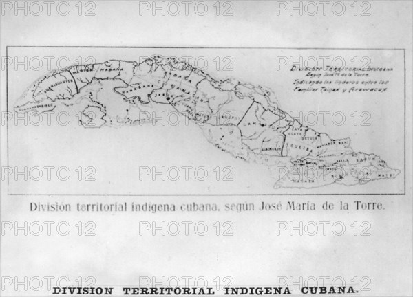 Territorial Divison, (1847), 1920s. Artist: Jose Maria de La Torre