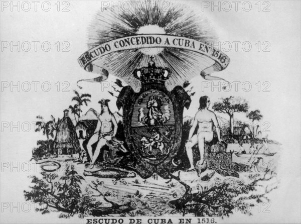 Shield of Havana , (1516), 1910s. Artist: Unknown