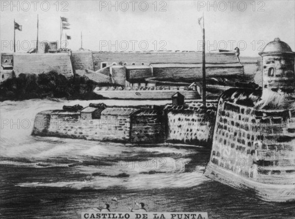 Punta Castle, (1589), 1920s. Artist: Unknown