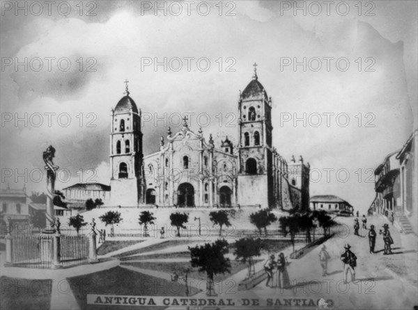 Old Cathedral of Santiago de Cuba, (1523), 1920s. Artist: Unknown