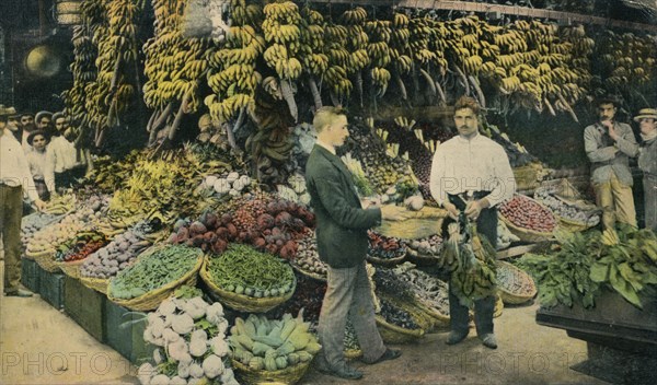 Cuban Fruit Store, c1910. Artist: Unknown