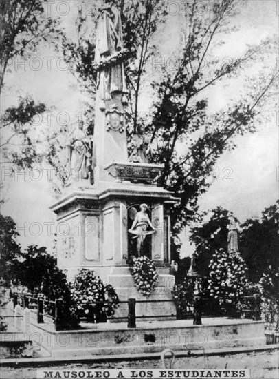 Mausoleum to the Executed Medical Students, (1890), 1902s. Artist: Unknown