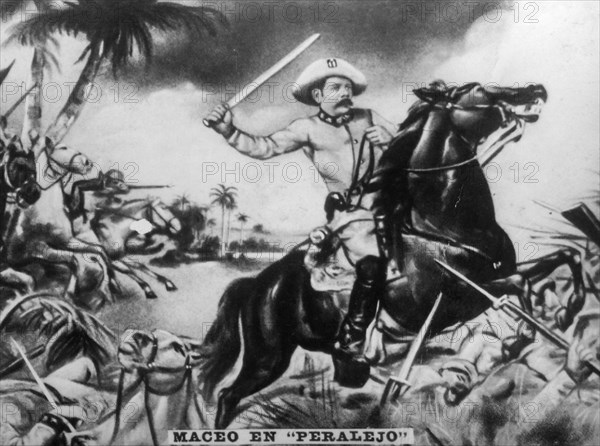 Battle of Peralejo, (1895), 1920s. Artist: Antonio Maceo Artist: Unknown