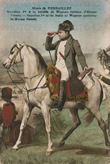 Napoleon at the Battle of Wagram, (1809), c.1910s. Artist: Unknown