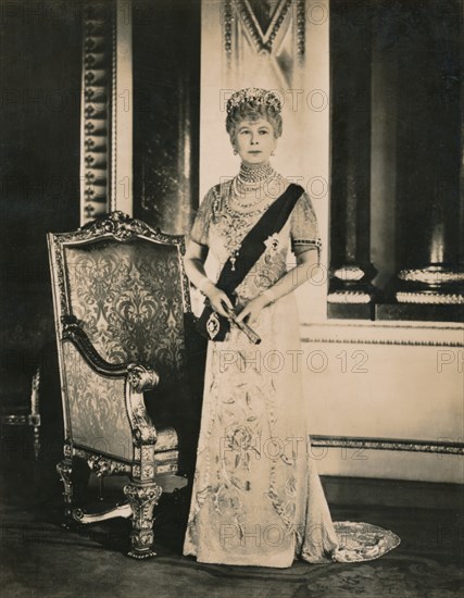 Queen Mary (1867-1953), 1935. Artist: Tuck and Sons