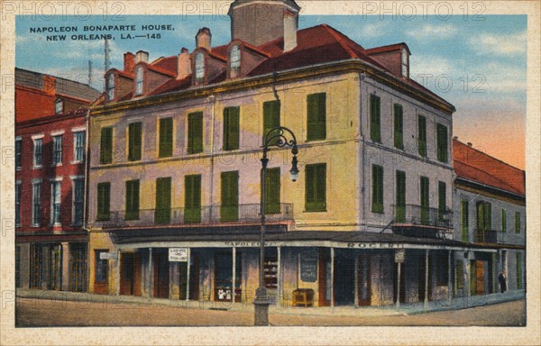 Napoleon Bonaparte House, New Orleans, 1935. Artist: Unknown