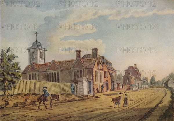 The Old Chapel, Kentish Town, (c1770), 1925. Artist: John Inigo Richards