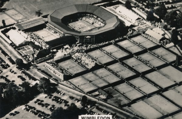 Aerial view of Wimbledon, 1939. Artist: Unknown